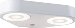 LED-ulkoseinävalaisin Paulmann Silma 2-osainen 280x176mm 3000K 2x5.5/2x0.7W 2x600lm hämäräohjattu liiketunnistin IR