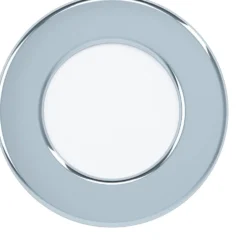 LED-Upotettava plafondi Eglo Fueva 5 Ø8,6cm 4000K kromi pyöreä