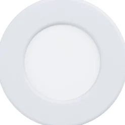 LED-Upotettava plafondi Eglo Fueva 5 Ø8,6cm 3000K valkoinen pyöreä vaihdettava LED