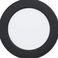 LED-Upotettava plafondi Eglo Fueva 5 4000K musta pyöreä eri kokoja