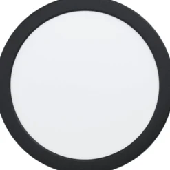 LED-Upotettava plafondi Eglo Fueva 5 4000K musta pyöreä eri kokoja