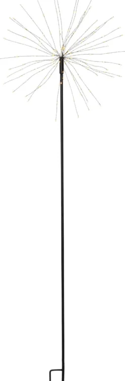 LED-valokoriste Star Trading Firework Outdoor, 110cm, musta