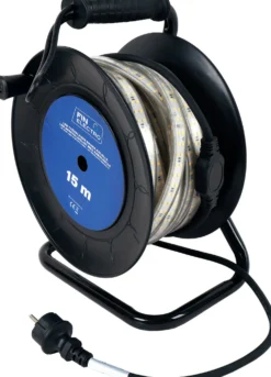 LED-valonauha kahvakelalla Finelectro, 230V, 15m, 4000K, 12W/m, 1500lm/m