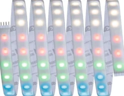 LED-valonauha Paulmann MaxLED 1000, RGBW, 2.5m, IP44, 28W, 1000lm/m, 72LED/m