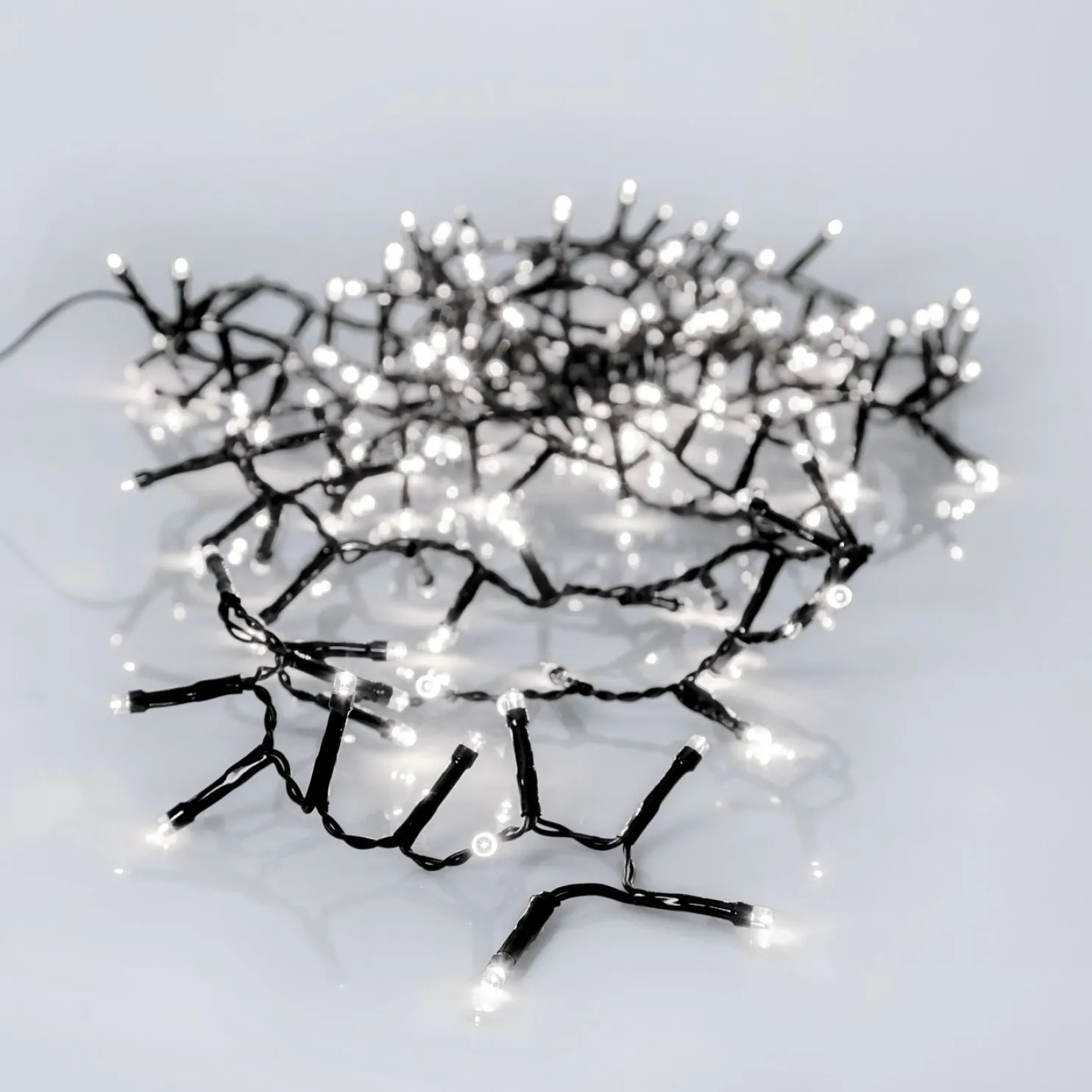 LED-valosarja Star Trading Crispy Ice White eri pituuksia