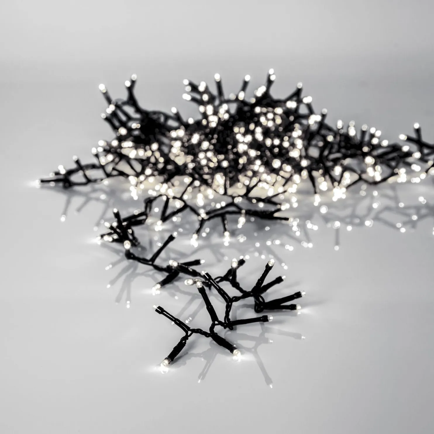 LED-valosarja Star Trading Crispy Ice White eri pituuksia
