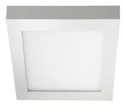 LED-yleisvalaisin Airam Kubo II 175, 12W/840, 175x175x38mm, himmennettävä, IP20, valkoinen/opaali