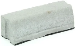 Liimattava reunakivi Rudus kaarre R2500 kovera 390x130x120 mm sileä harmaa