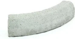 Liimattava reunakivi Rudus kaarre R750 kupera 572x130x160 mm sileä harmaa