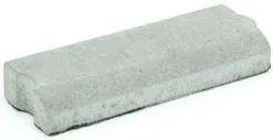 Liimattava reunakivi Rudus suora 390x130x60 mm sileä harmaa