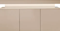 Lipasto Nomla 3D 160 GLOSSA 08, LED-valaistuksella, 83x160cm, beige