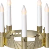 Luciakruunu Star Trading, 5 LED-kynttilää, kulta