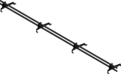 Lumiestepaketti Ruukki, tiilikuvioiduille teräskatoille (Muotokate 350),3m, 2 lumiesteputkea + asennussarja, eri värejä