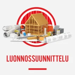 Luonnossuunnittelu uusi talo 3-kerroksinen/200-300m2