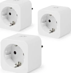 Älypistorasia Nedis SmartLife Wi-Fi WIFIP121FWT3, 3kpl