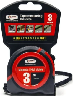 Magneettinen mittanauha Tamo Tamoline 3 m x 16mm