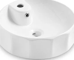 Malja-allas Bathco Circus, Ø420mm, valkoinen