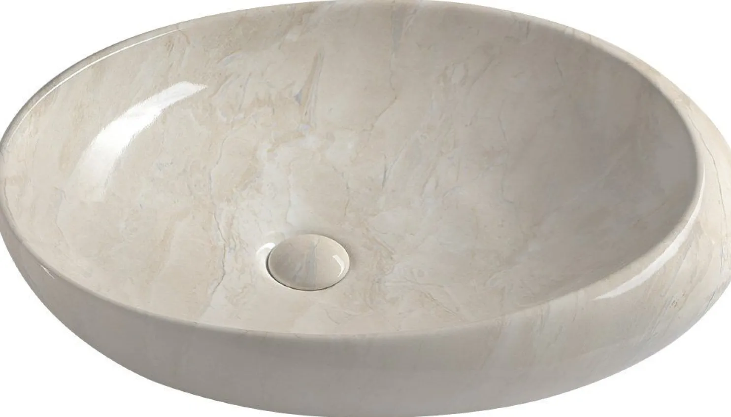 Malja-allas Interia Dalma 680x440x165 mm beige