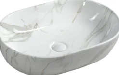 Malja-allas Interia Dalma 590x420x140 mm valkoinen
