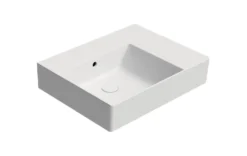 Malja-allas Interia Kube X 60x47cm, oikea, ei hanareikää
