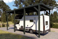 Matkailuautokatos Holzbrüder Ralf 28m2