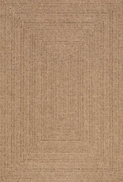 Matto Benina Natural Frame, sisä- ja ulkokäyttöön, ruskea, eri kokoja