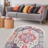 Matto Linento Paix Oval, 120x150cm, punainen