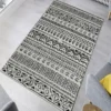 Matto Linento W1083, 60x100cm, mustavalkoinen