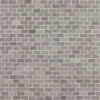 Mosaiikkilaatta Qualitystone Brick Mini Light Grey, 20x40mm