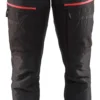 Naisten housut Blåkläder 7166 Stretch musta/punainen