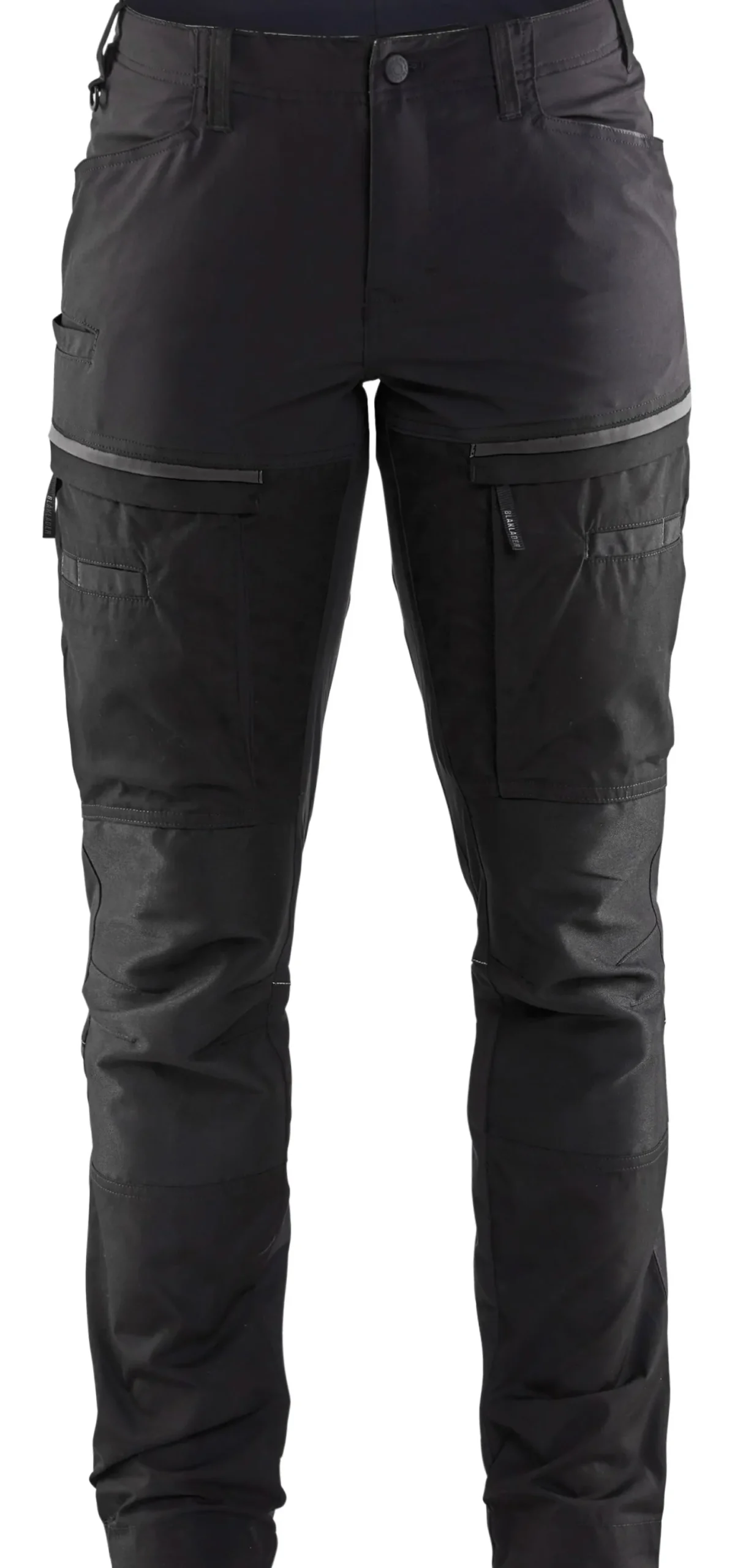 Naisten housut Blåkläder 7166 Stretch musta/tummanharmaa