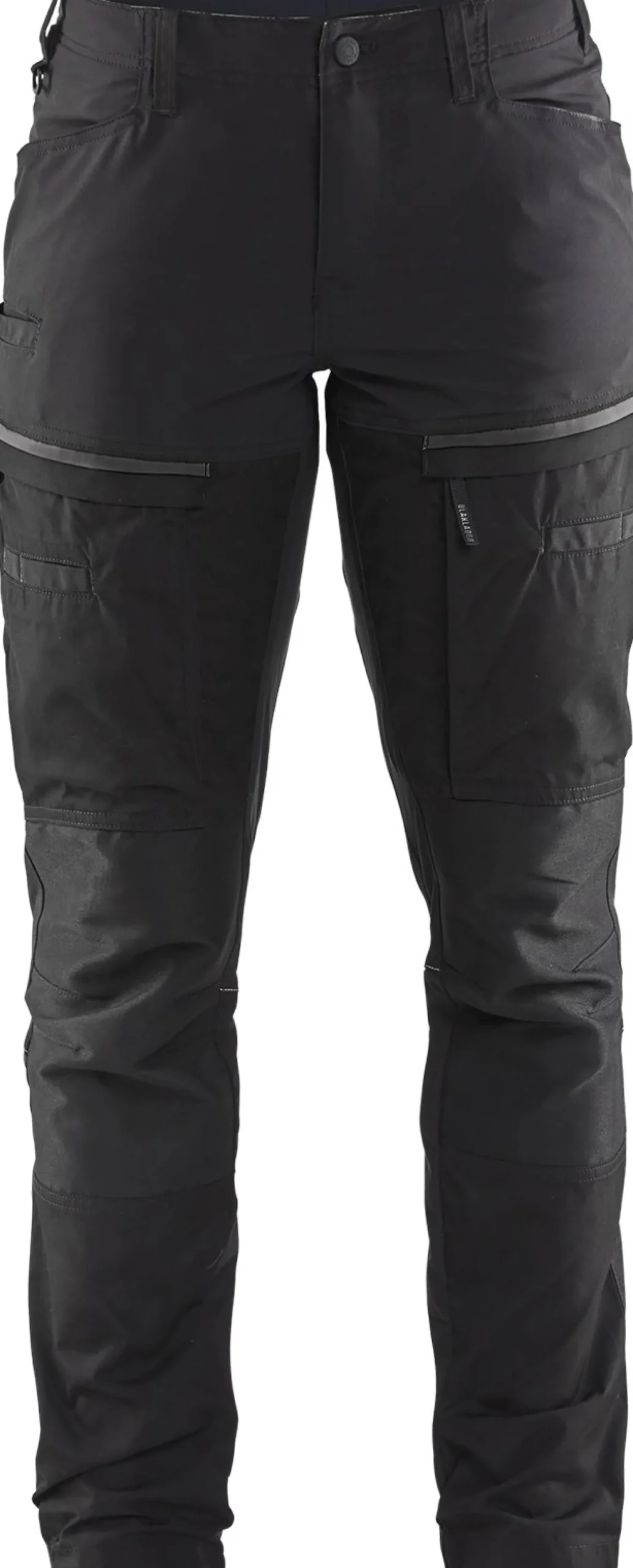 Naisten housut Blåkläder 7166 Stretch musta/tummanharmaa