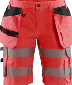 Naisten huomioshortsit Blåkläder 7186 Highvis Stretch huomioväri