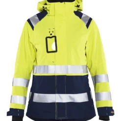Naisten kuoritakki Blåkläder 4904 Highvis huomiokeltainen/sininen