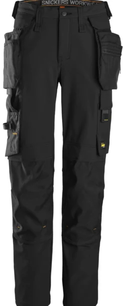 Naisten riipputaskuhousut Snickers Workwear 6771 AllroundWork Stretch