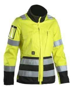 Naisten turvatakki Dimex Turva 6182 keltainen/musta