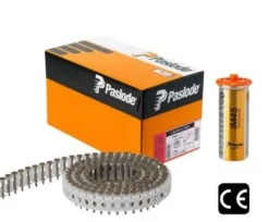 Naulakaasupakkaus Paslode IM45 GN 25X2,8 kuumasinkitty kampa 1000 kpl/pkt