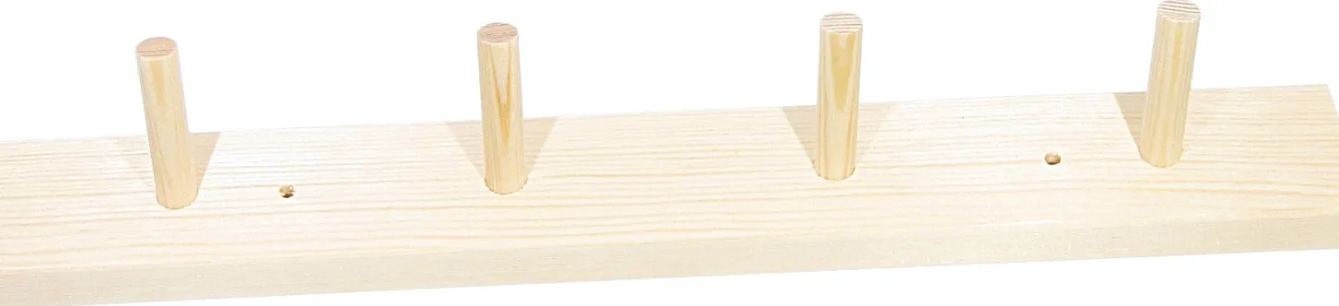 Naulakko Pinetta, 5x40x7.5 cm, 4 tappia