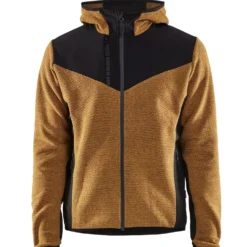 Neulottu softshell-takki Blåkläder 5940 sinapinkeltainen/musta