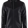 Neulottu softshell-takki Blåkläder 5940 tummansininen/musta