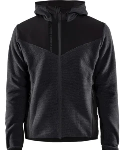 Neulottu softshell-takki Blåkläder 5940 tummansininen/musta