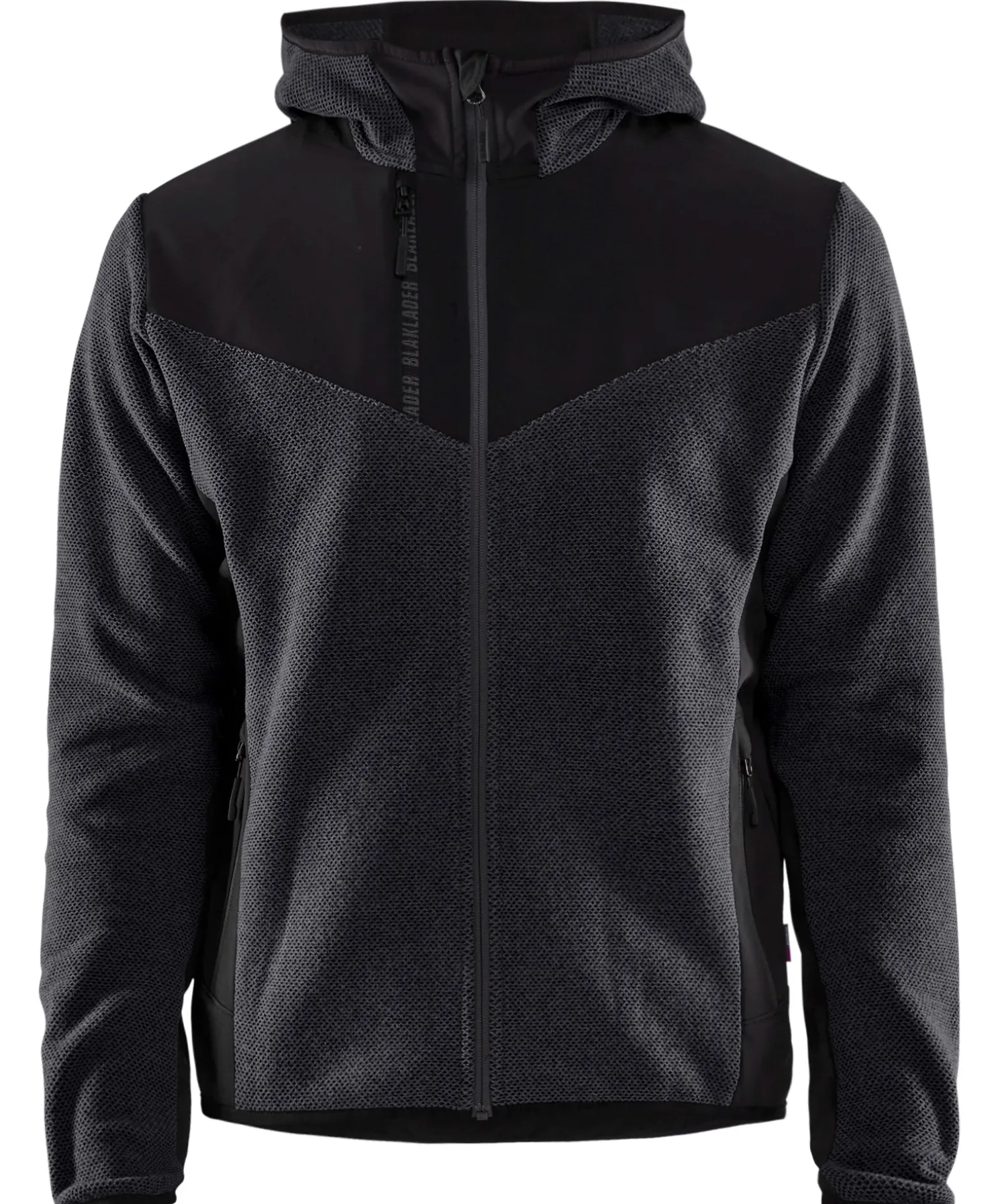 Neulottu softshell-takki Blåkläder 5940 tummansininen/musta