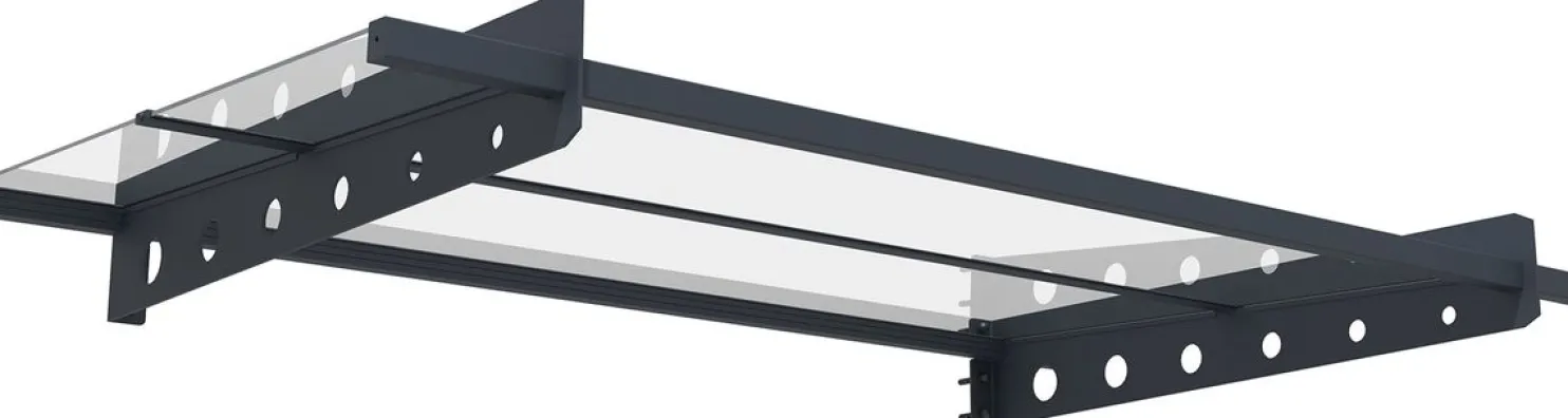 Ovikatos Fornorth Modern 150x80cm harmaa