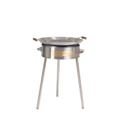 Paellasetti GrillSymbol PRO-580-INOX Ø58 cm D-400 kaasupoltin säädinletkusetti teräs