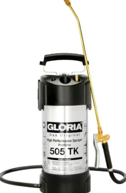 Paineruisku Gloria 505 TK Profiline 5L öljyn-/liuottimienkestävä rosterisäiliöllä