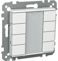Painike KNX 8-osainen P 8 T USE UK valkoinen Exxact