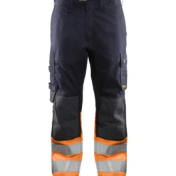 Palosuojatut housut Blåkläder 1488 Multinorm mariininsininen/huomio-oranssi