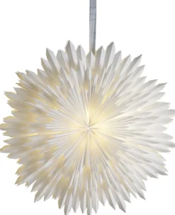 Paperitähti Star Trading Ice, 70cm, valkoinen