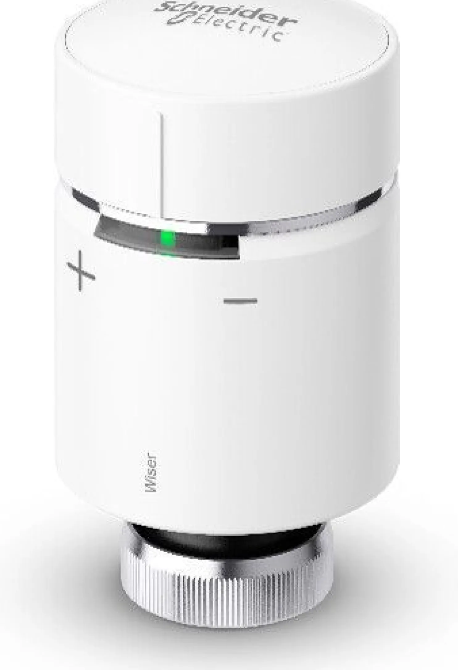 Patteritermostaatti Schneider Electric Wiser iTRV, valkoinen