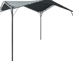 Paviljonki/juhlateltta fineprice 3x3 m teräs antrasiitti